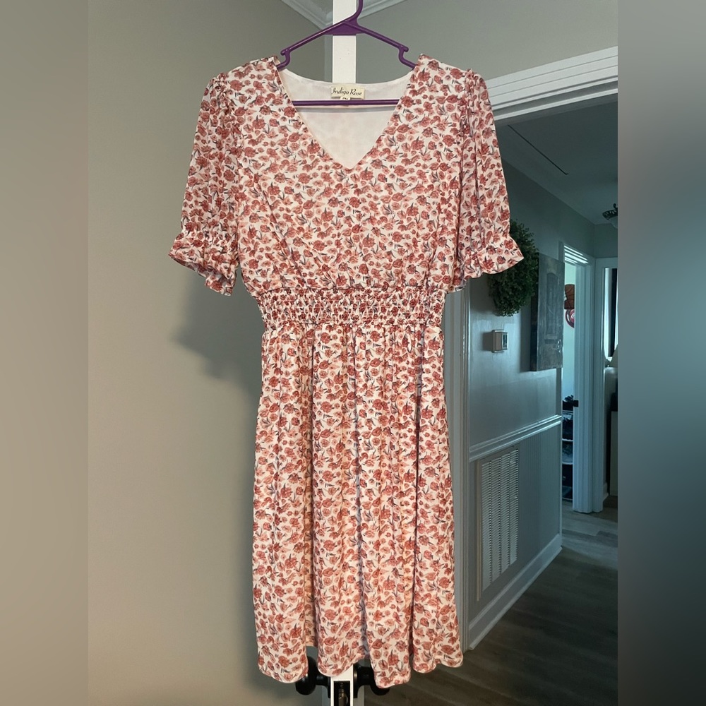 Indigo Rose dress